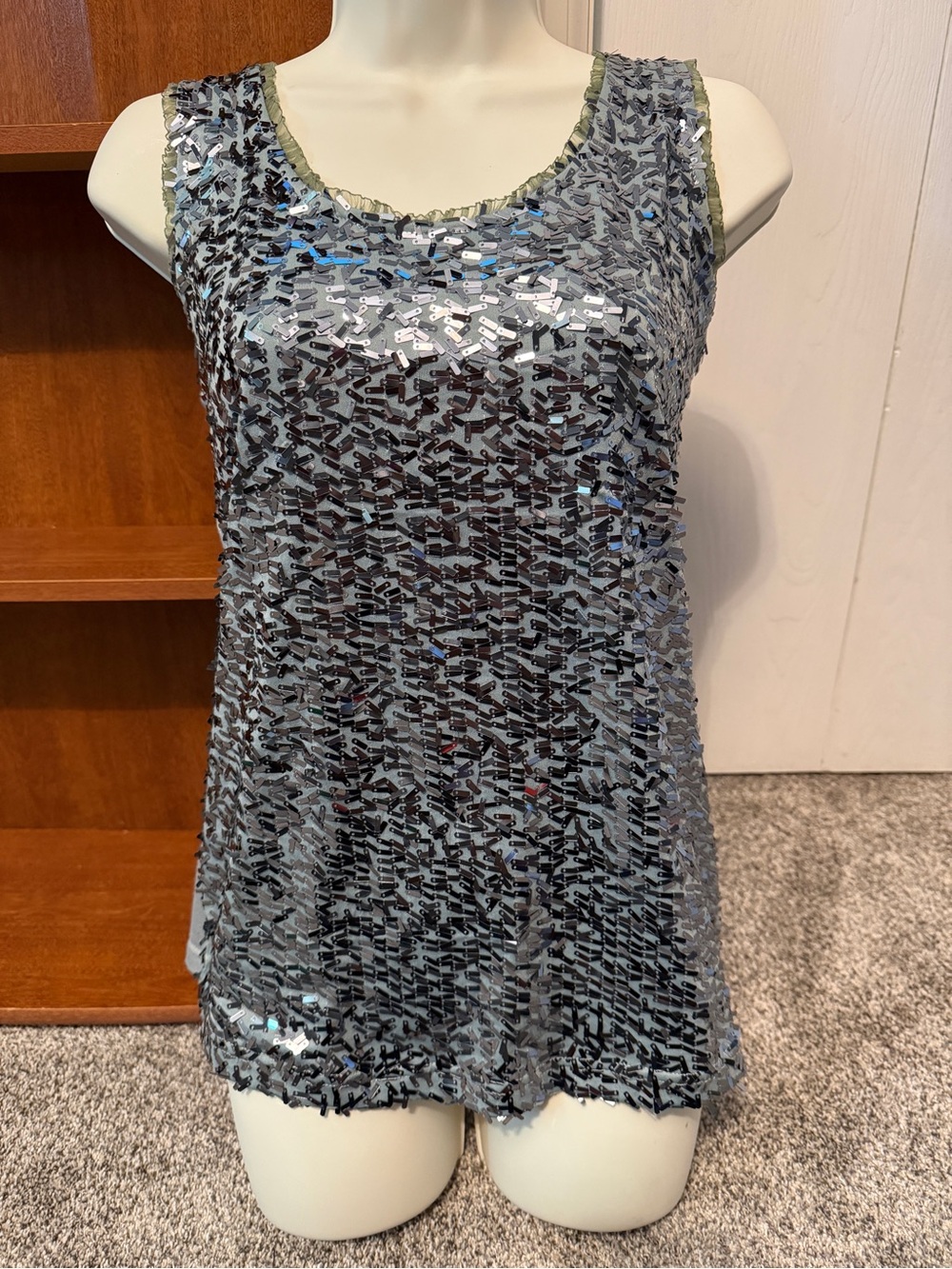 BKE Sequined Tank Top